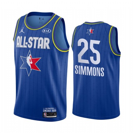 Dres NBA Philadelphia 76ers Ben Simmons 25 2020 All-Star Jordan Brand Plava Swingman